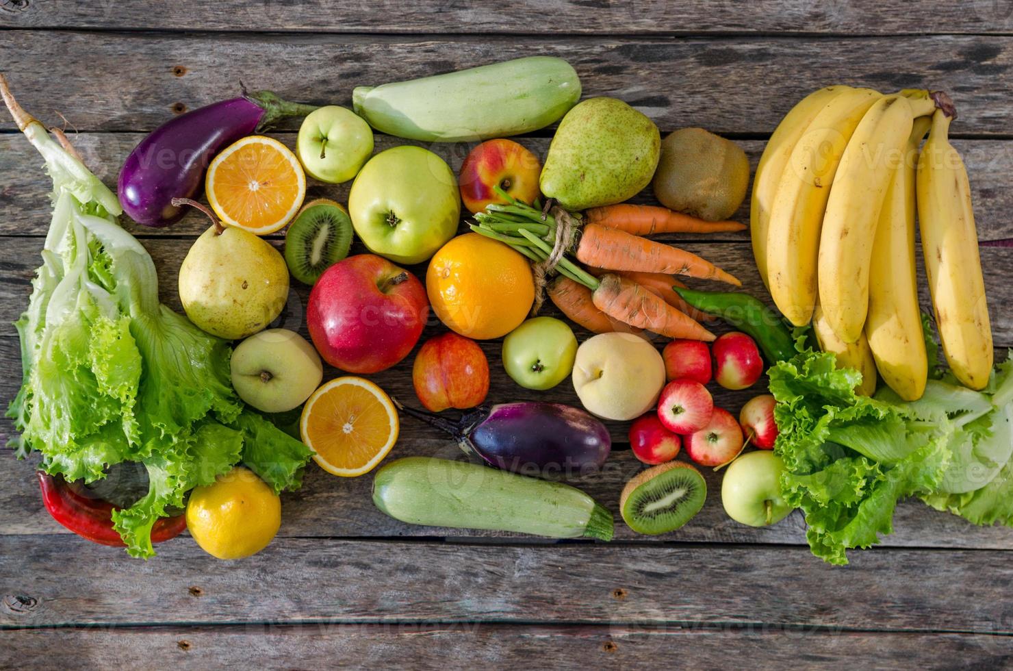 frutas y vegetales foto