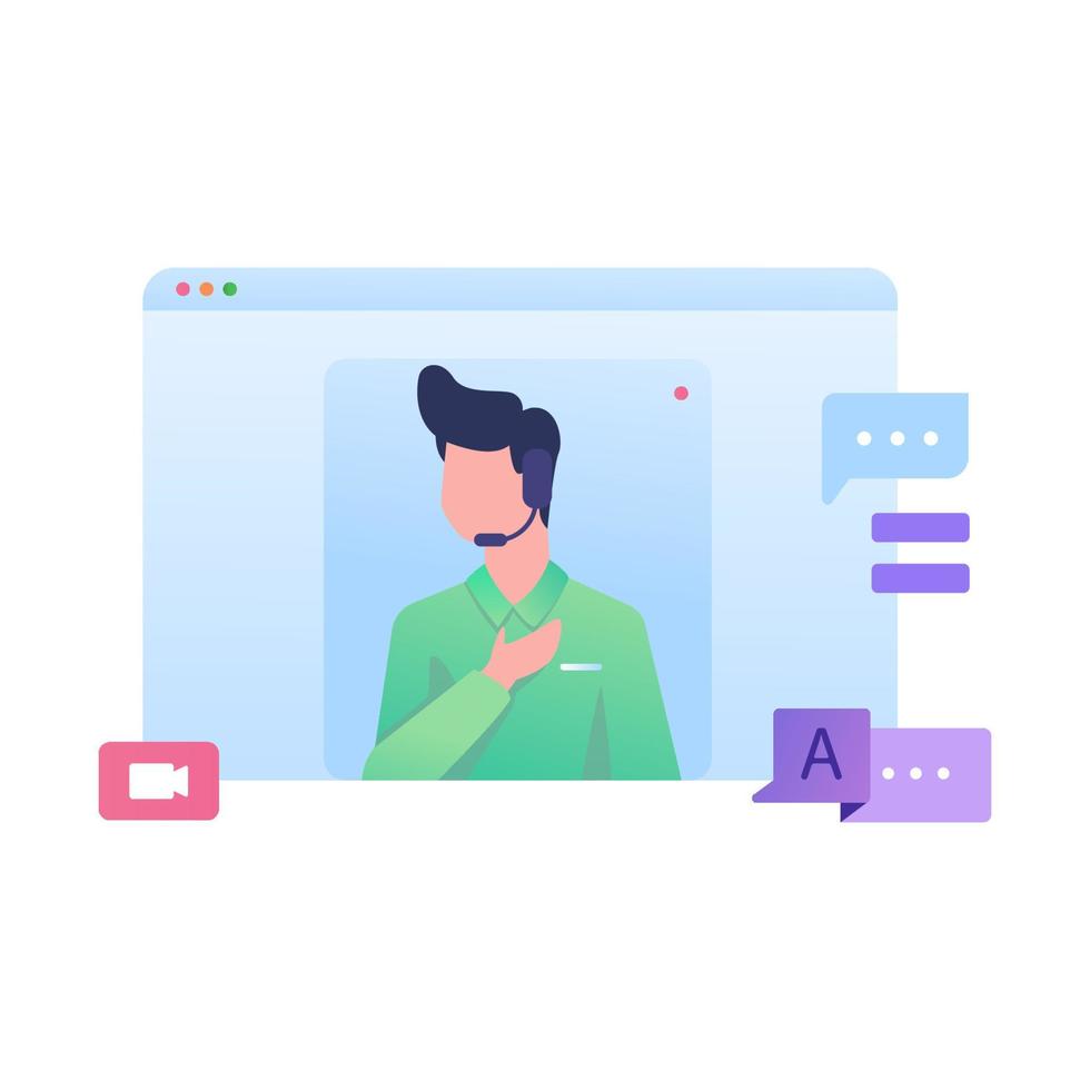 Presentation Man Illustration vector