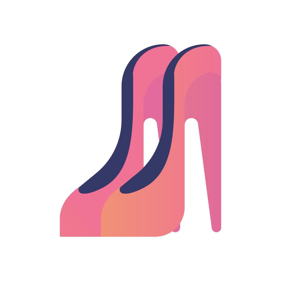 Woman High Heels Illustration vector