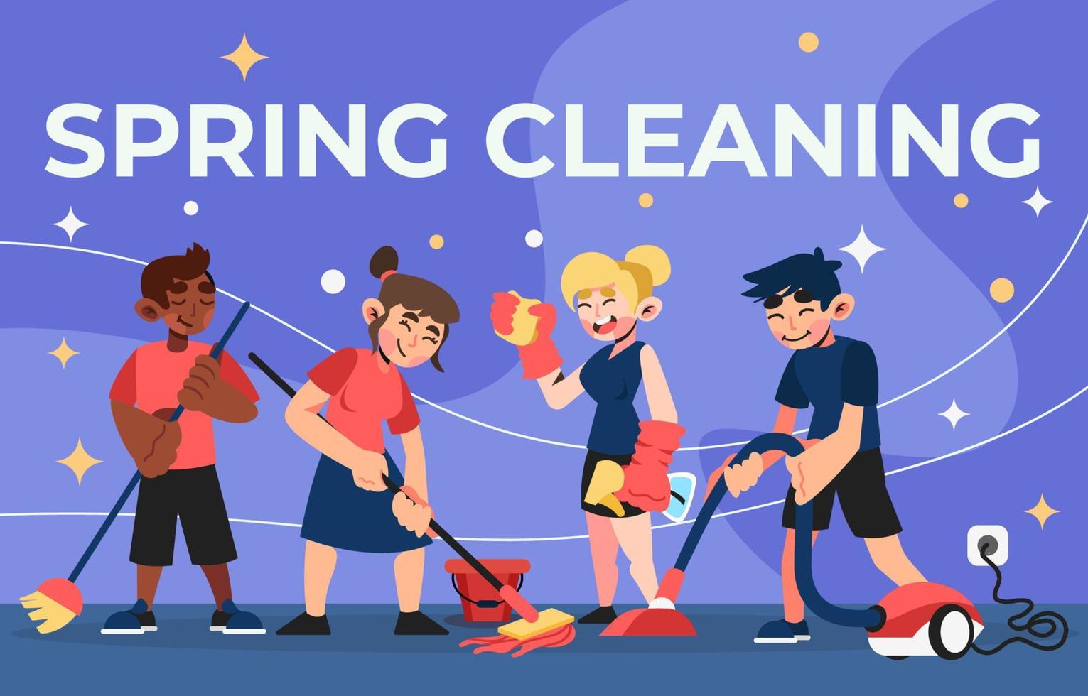 Spring Cleaning Simple Character vector