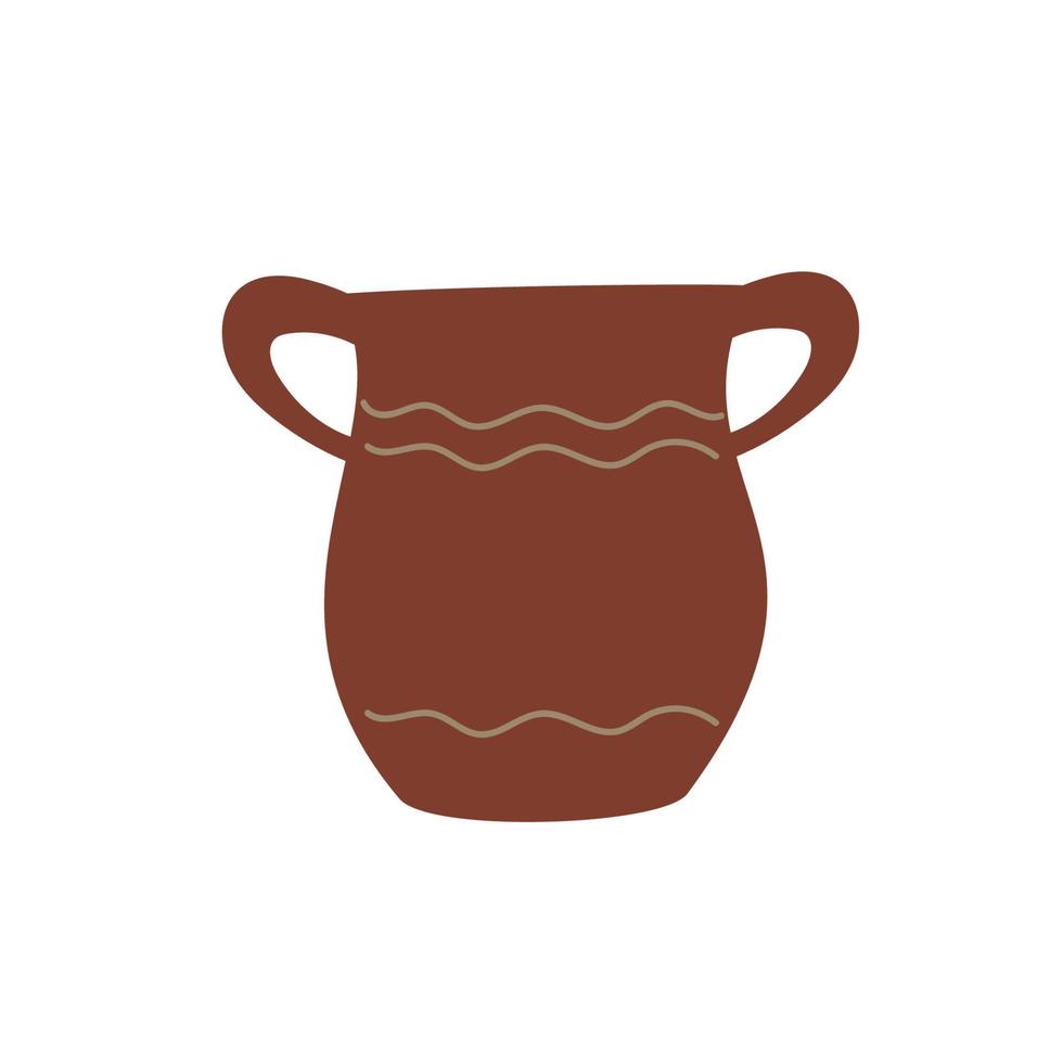 ceramic pot vector