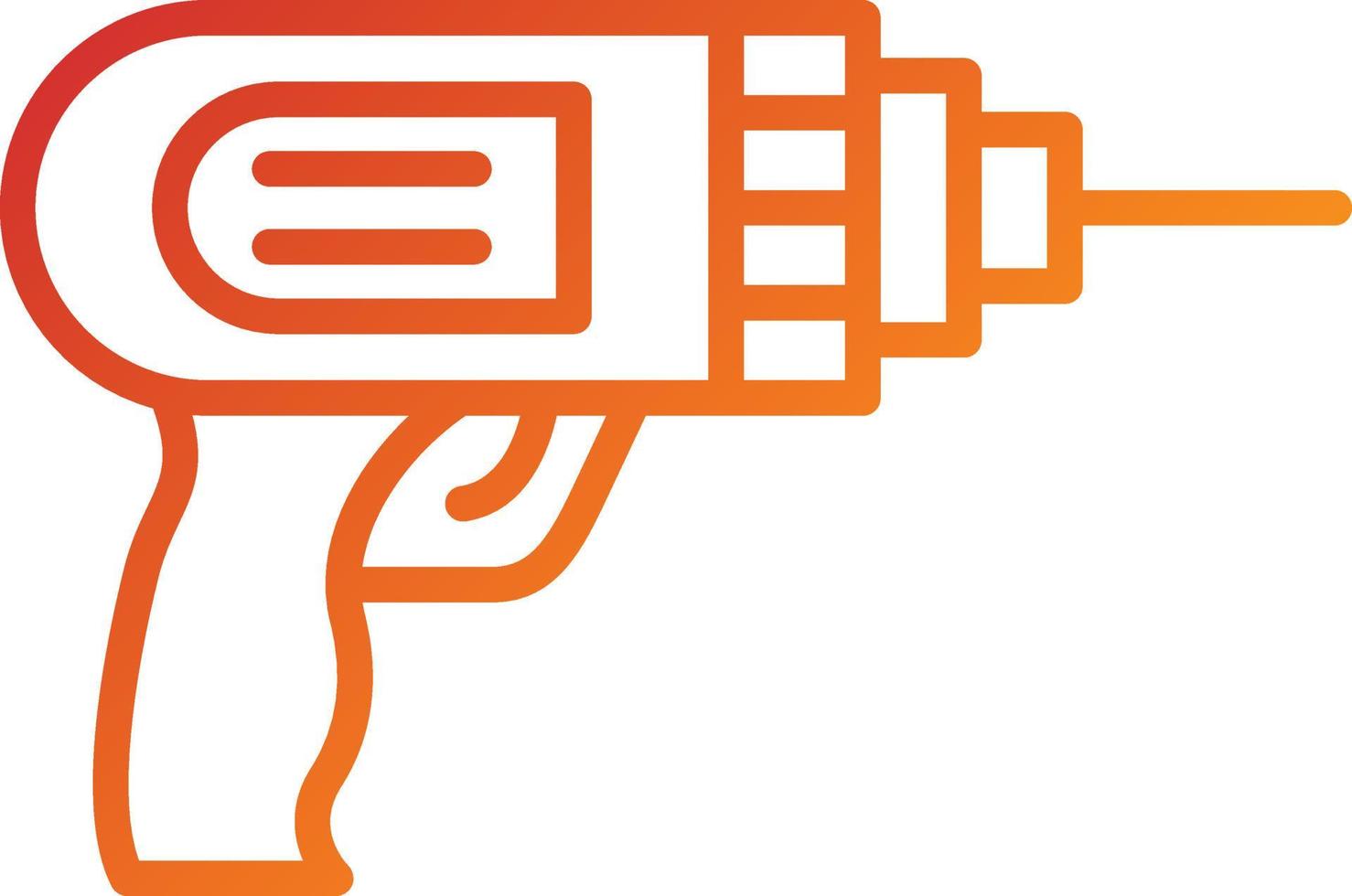 Drill Machine Icon Style vector