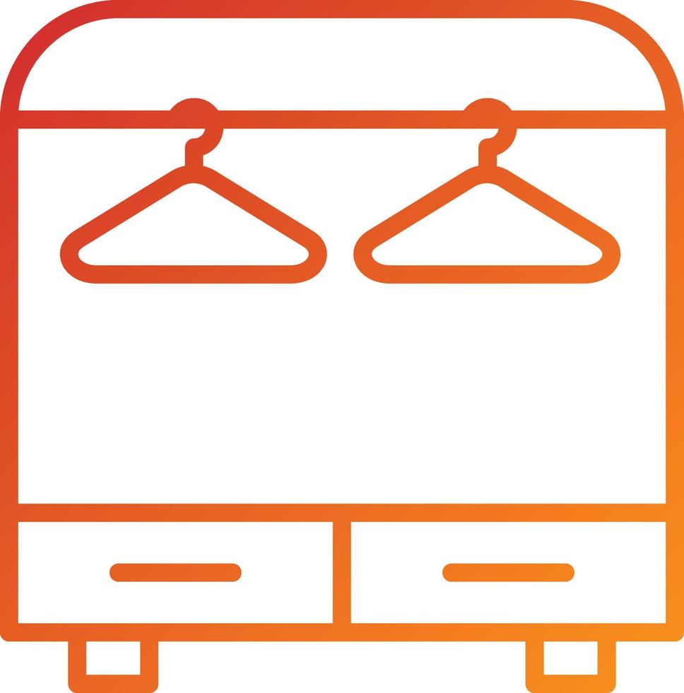 Hanger Stand Icon Style vector