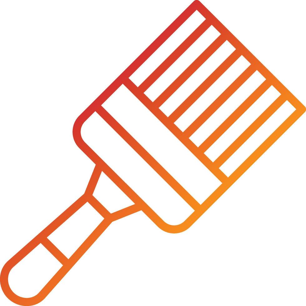 Paint Brush Icon Style vector
