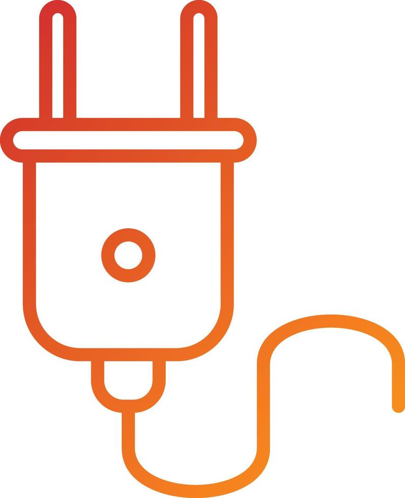 Power Plug Icon Style vector