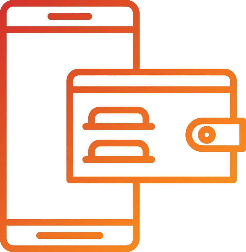 Ewallet Icon Style vector