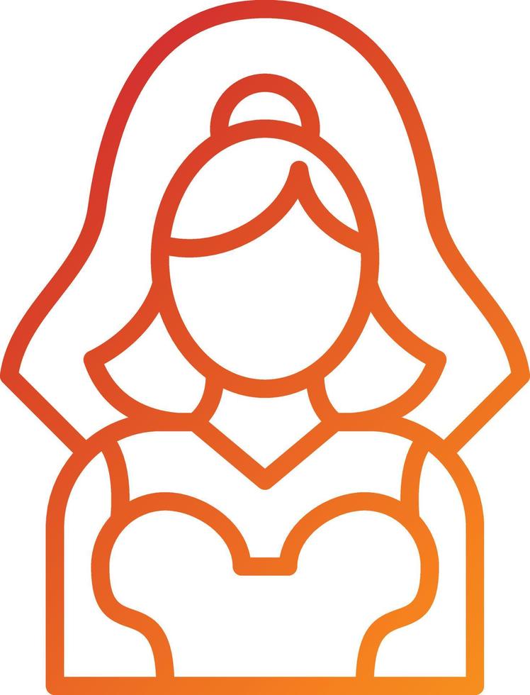 Bride Icon Style vector