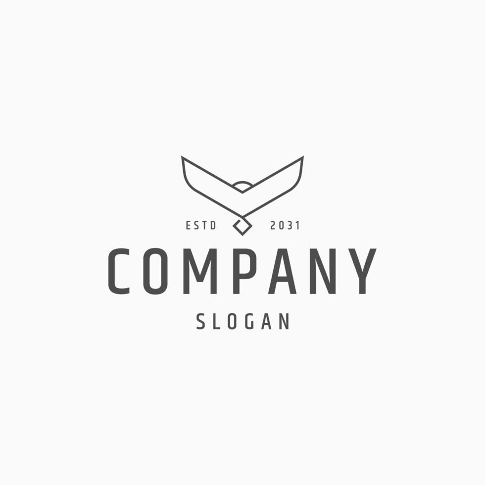 Bird logo icon design template vector