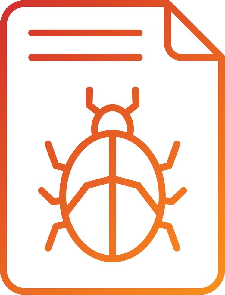 File Virus Icon Style vector