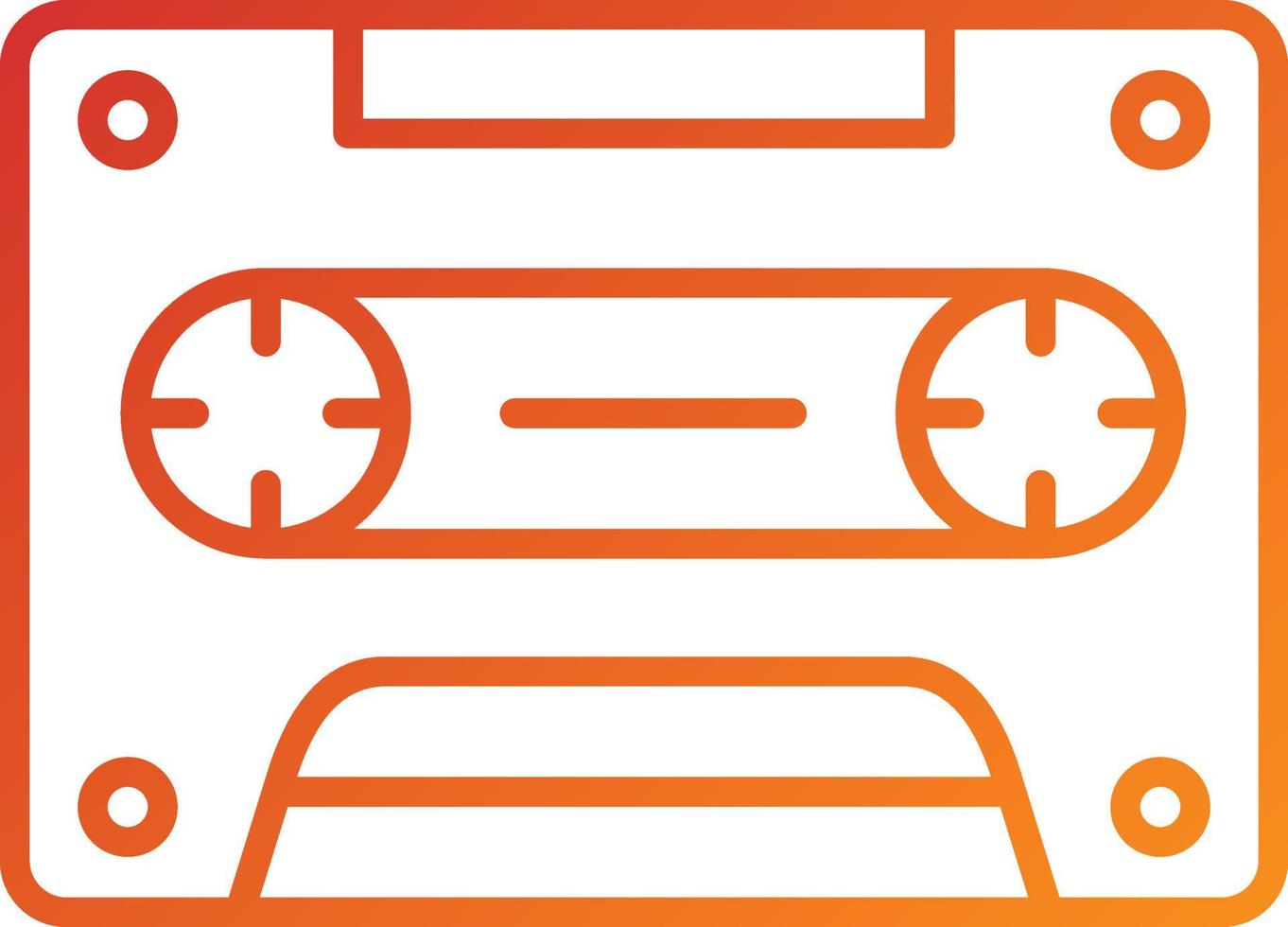 Cassette Icon Style vector