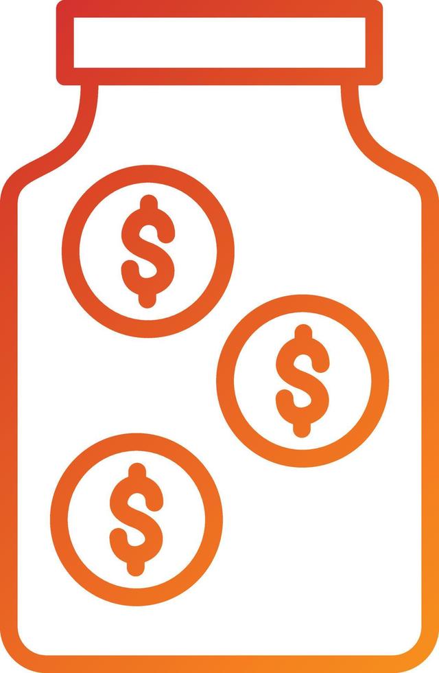 Savings Icon Style vector
