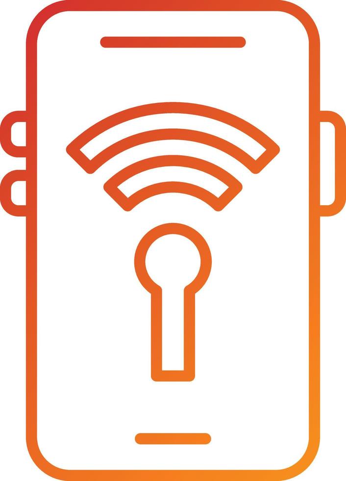 Mobile Hotspot Icon Style vector