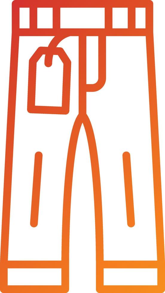 Pant Sale Icon Style vector