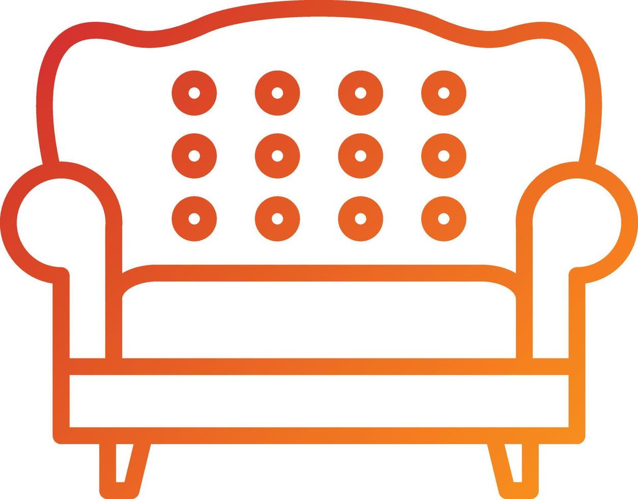 Sofa Icon Style vector