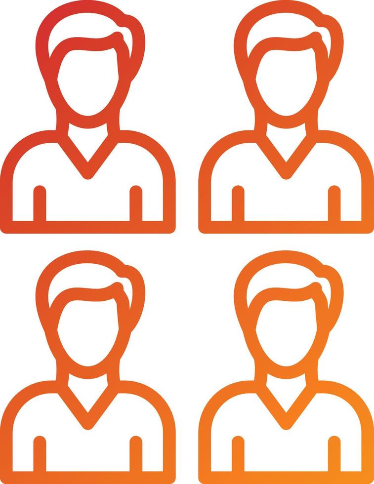 Audience Insight Icon Style vector