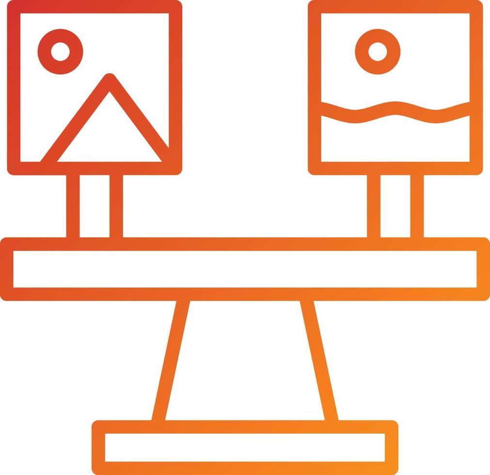 Comparison Icon Style vector