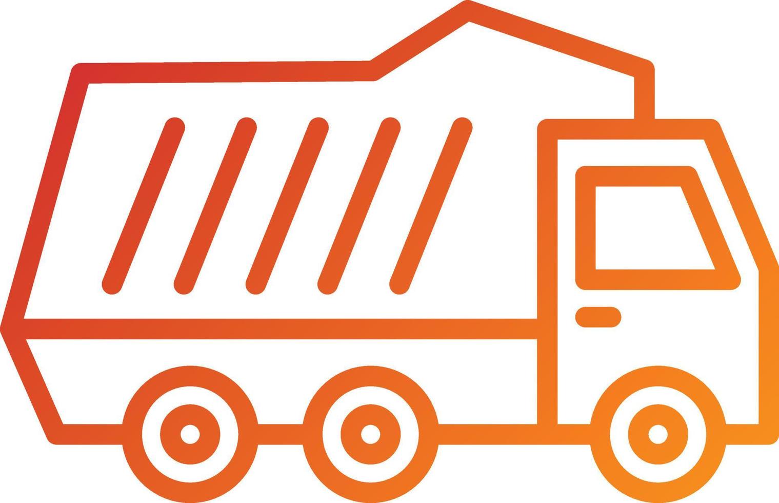 Dump Truck Icon Style vector
