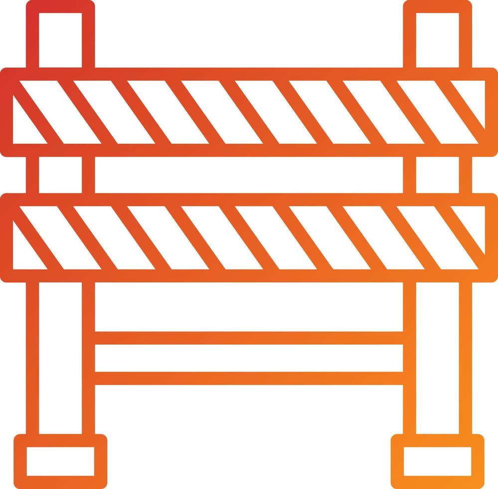 Barrier Icon Style vector