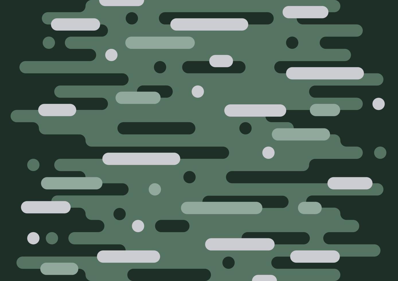 líneas redondeadas verdes abstractas estilo mínimo de plantilla de patrón. superposición de fondo decorativo de ilustraciones de estilo geométrico. ilustración vectorial vector