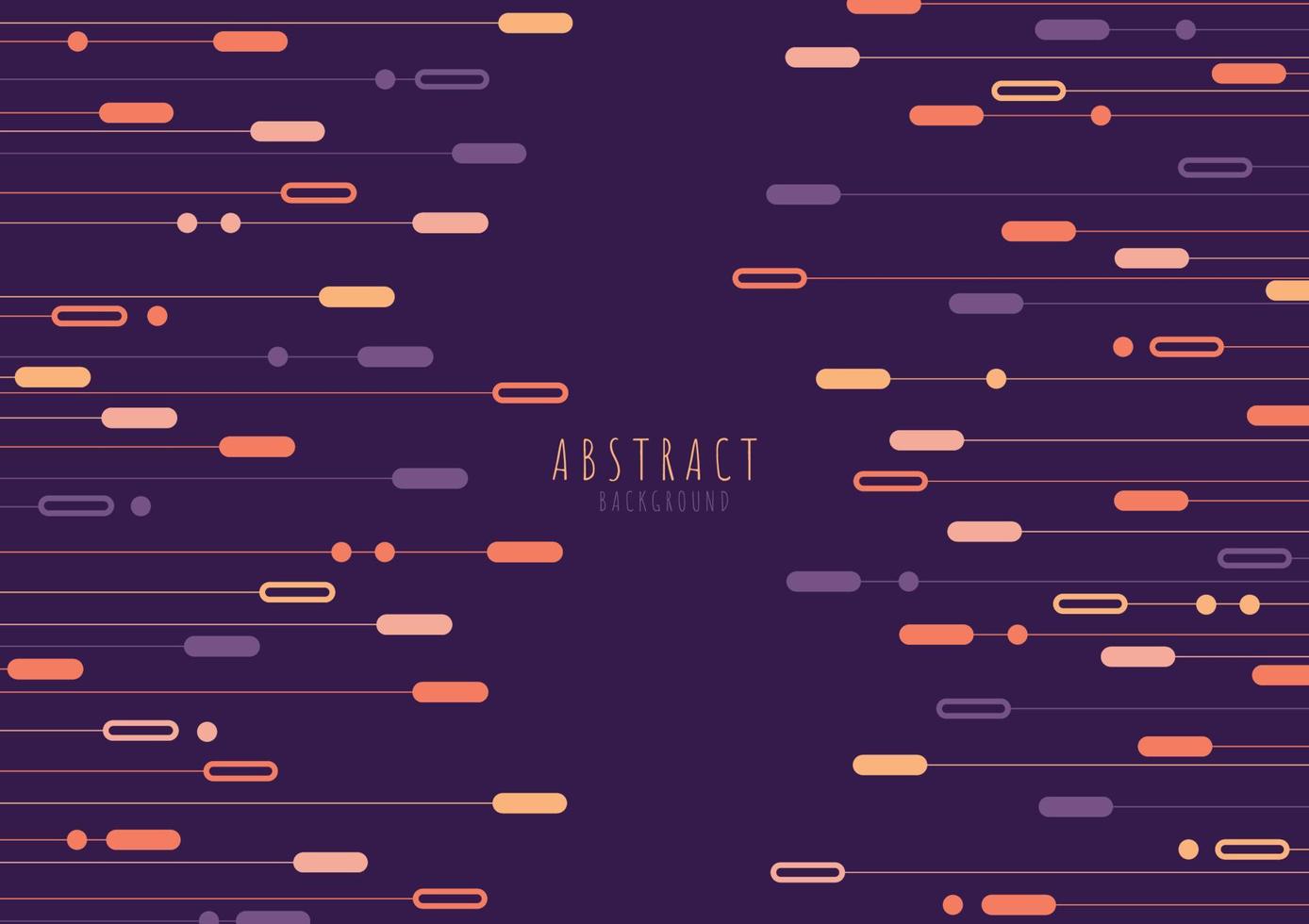 Abstract colors lines pattern of new style 90s design template. Minimal overlapping with rounds geometric shape background. illustration vector