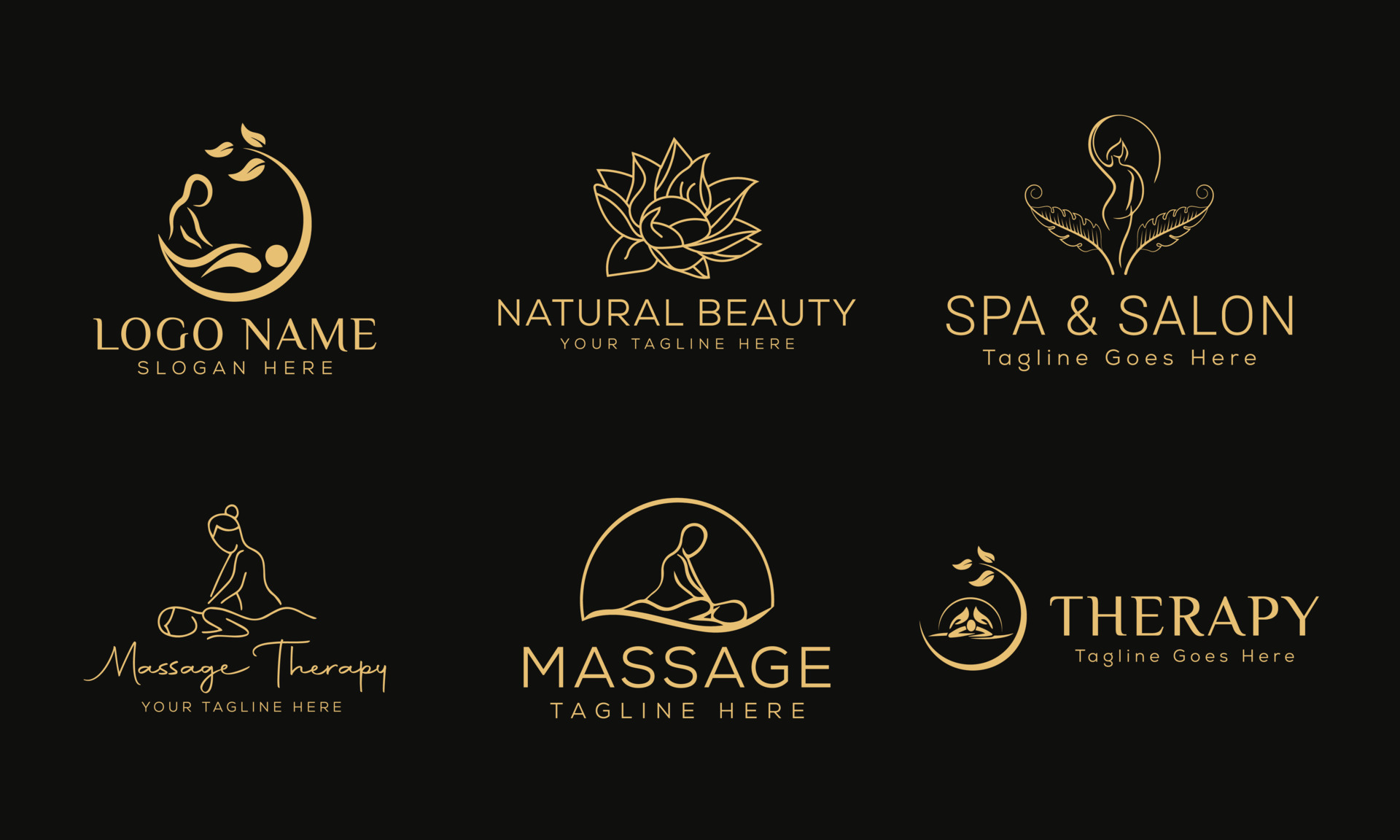 Massage Logo Vector Art, Icons, and Graphics for Free Download