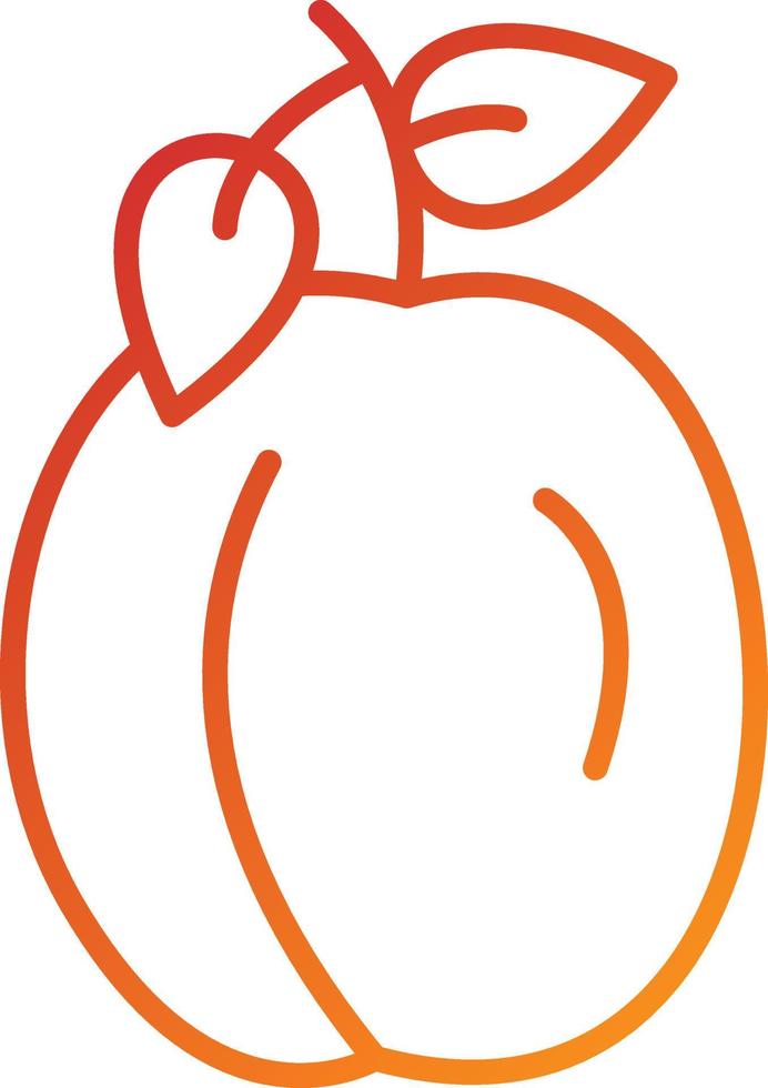 Plum Icon Style vector