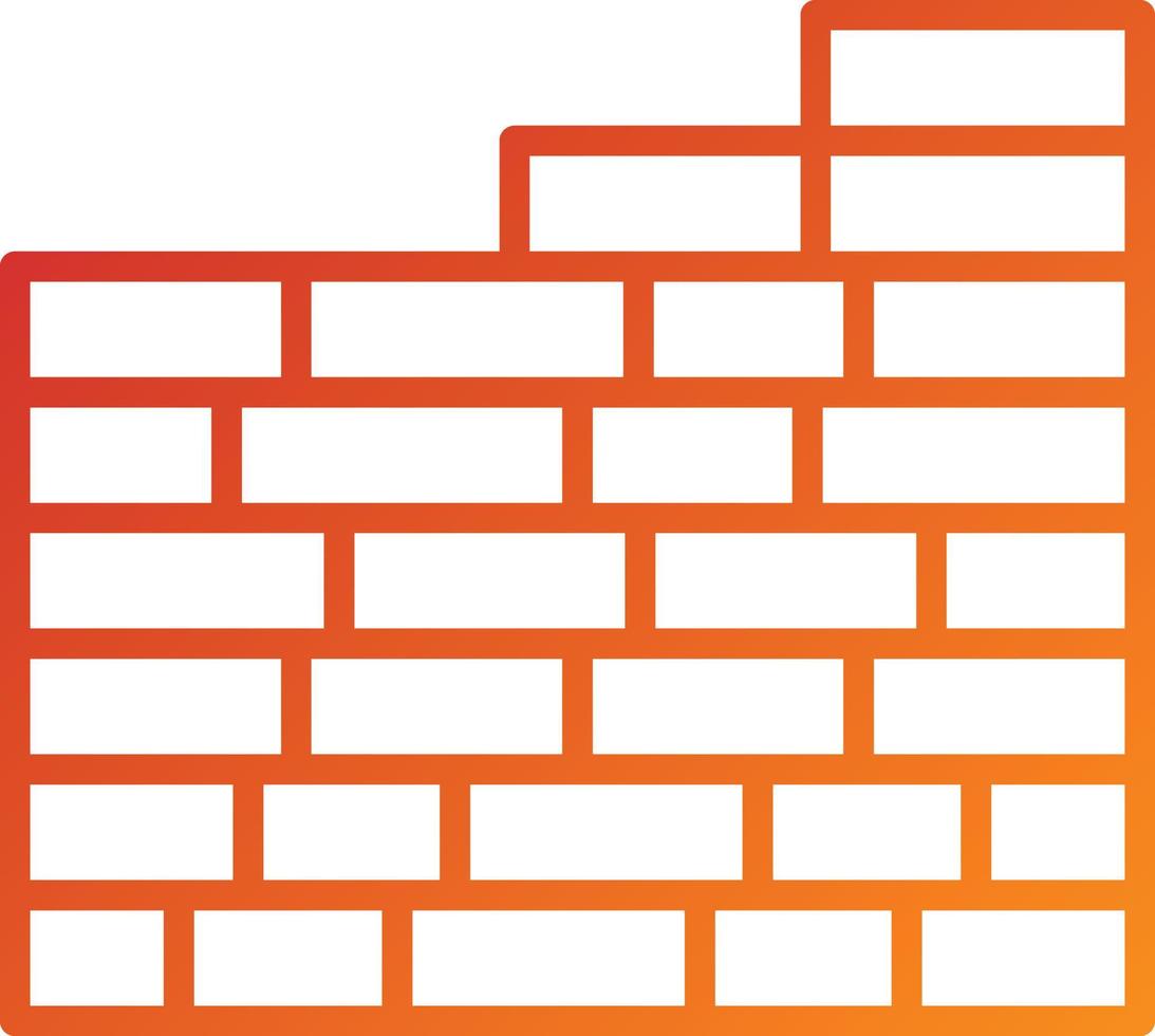 Brick Icon Style vector