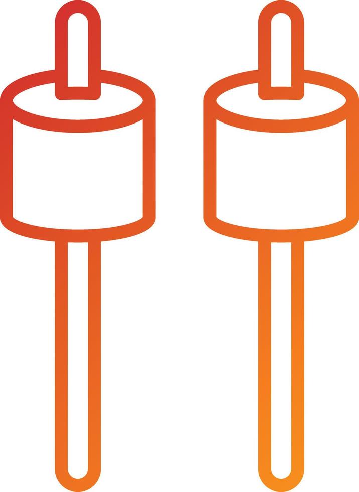 Marshmallow Icon Style vector