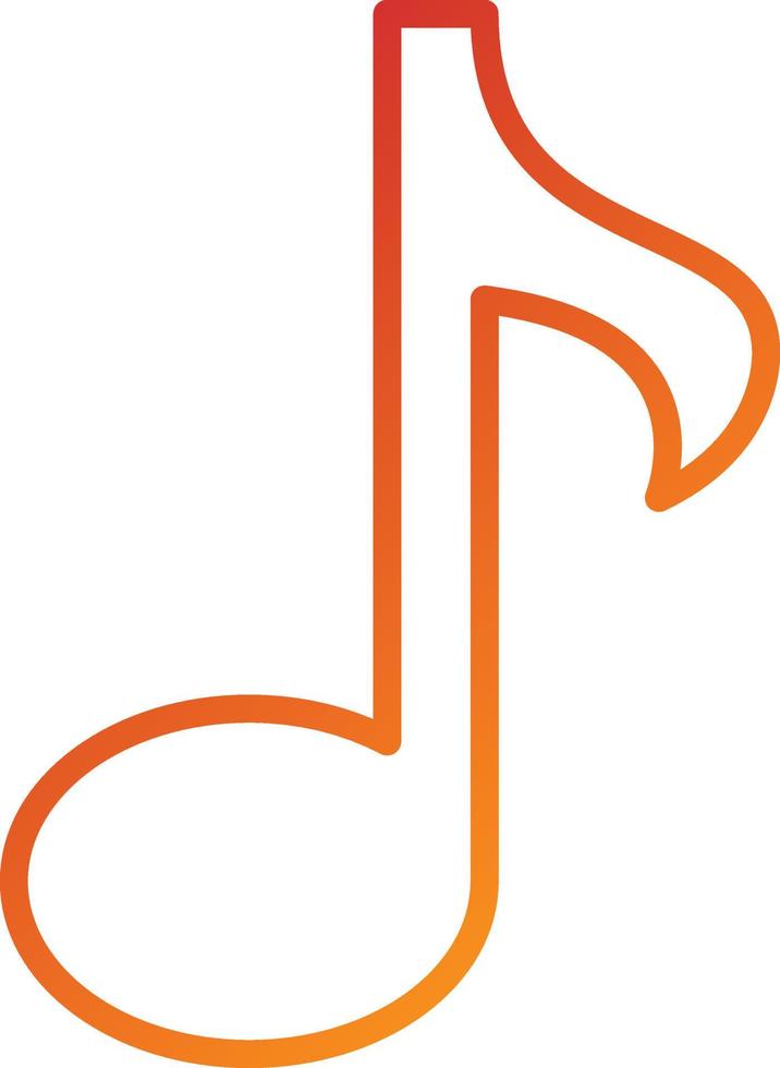 Musical Note Icon Style vector