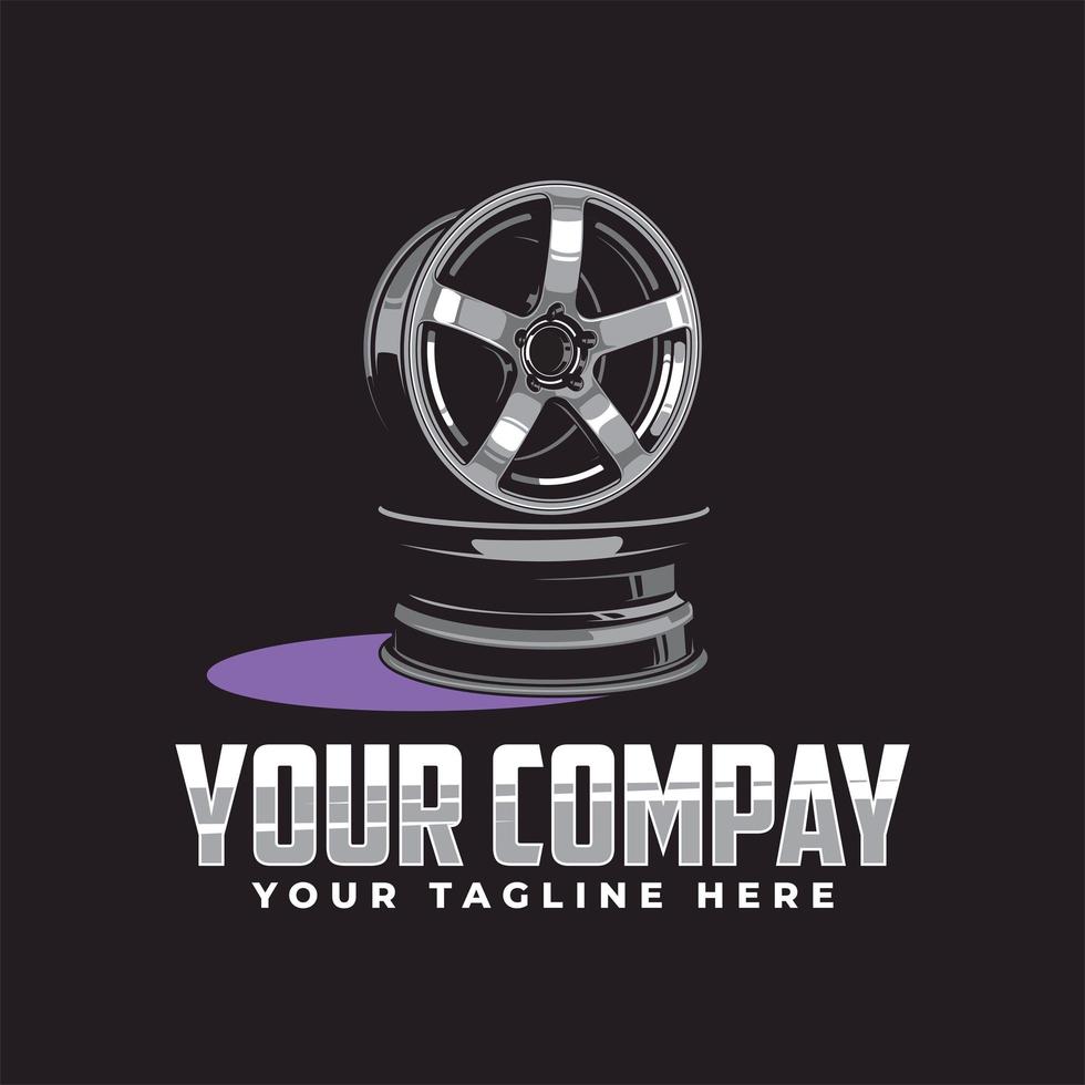 sports car rims or wheels logo 5893302 Vector Art at Vecteezy