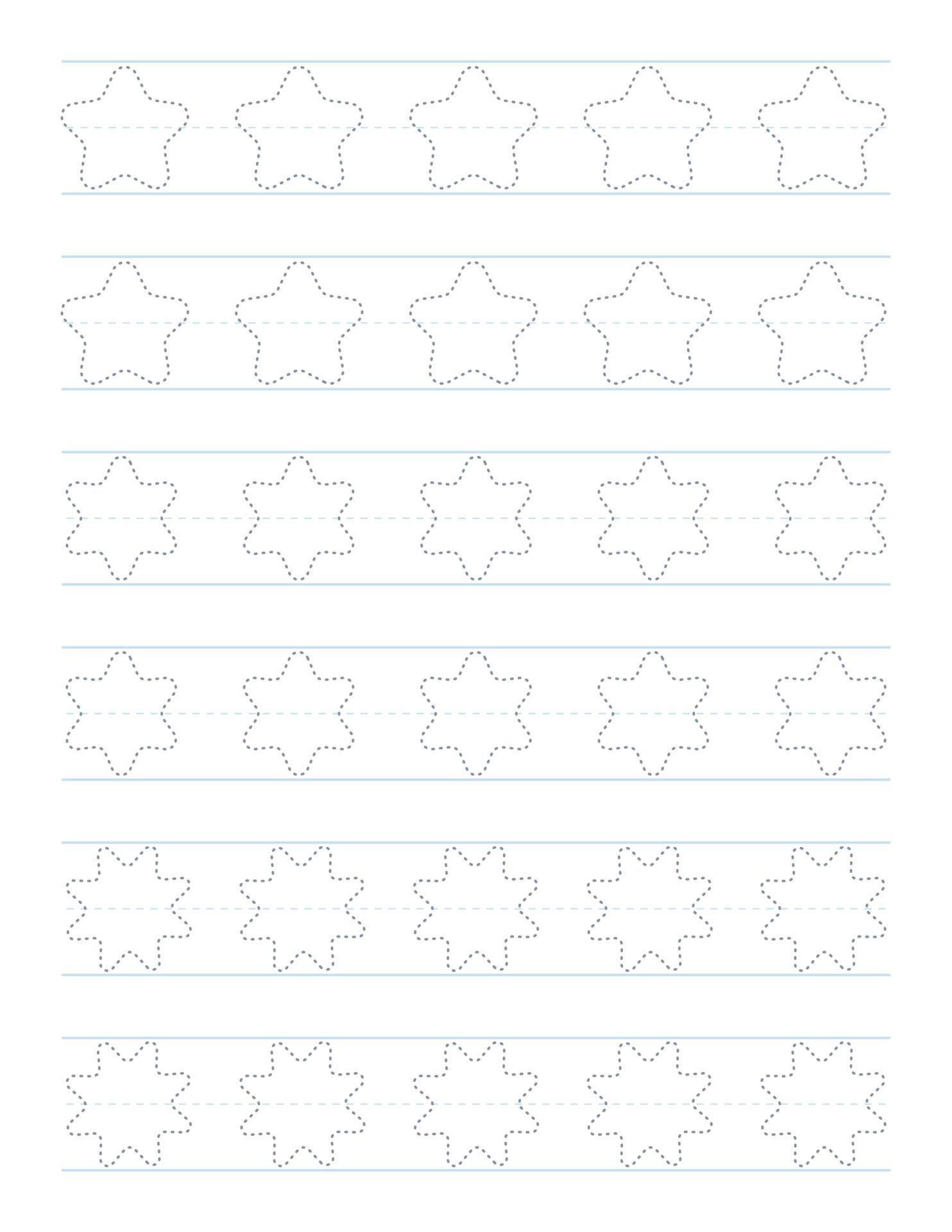 Trace shapes worksheet for kids 5893396 vector art at vecteezy