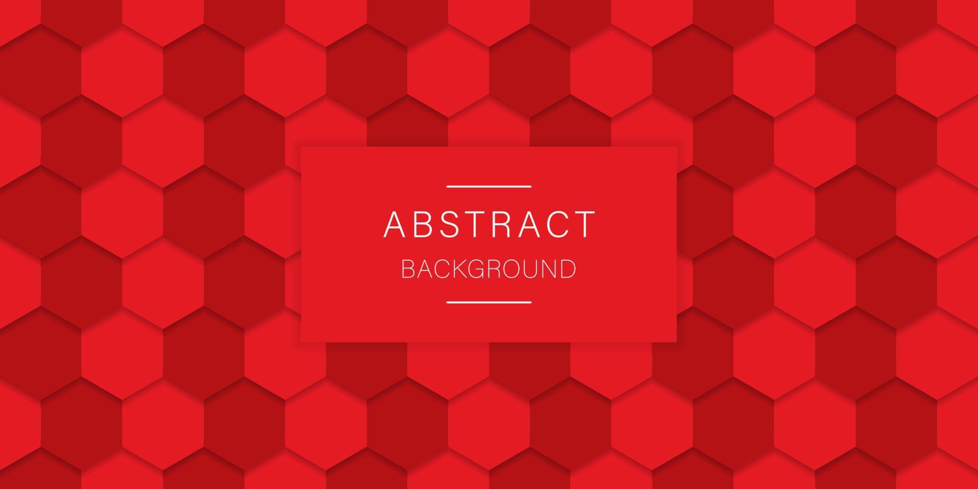 Hexagonal Red Futuristic Background. Bright Hex Texture. Light Red Hexagon  Modern Pattern. Digital Blank Banner for Technology, Science, Chemistry. Modern  Wallpaper Design. Vector Illustration. 5893544 Vector Art at Vecteezy