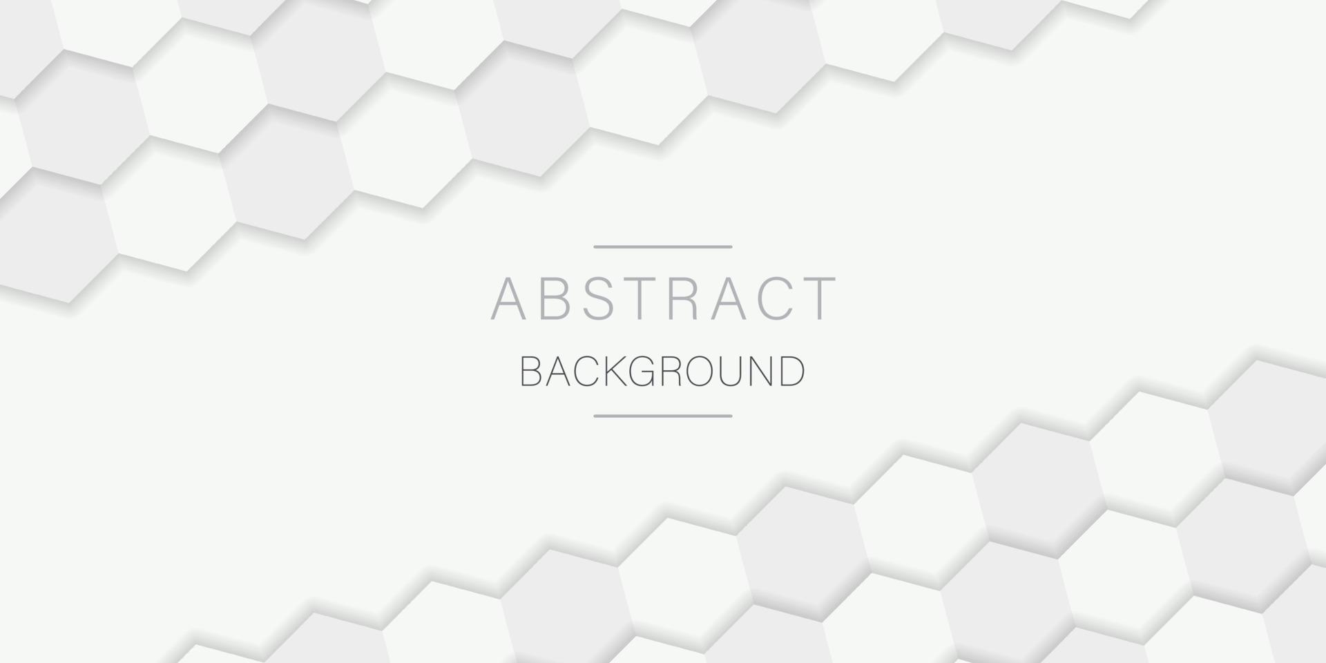 Abstract Hexagon Futuristic Geometric Background. 3d White and Grey  Honeycomb Geometric Pattern. Hexagon White Background. Banner for  Presentation. Abstract Modern Wallpaper. Vector Illustration. 5893731  Vector Art at Vecteezy