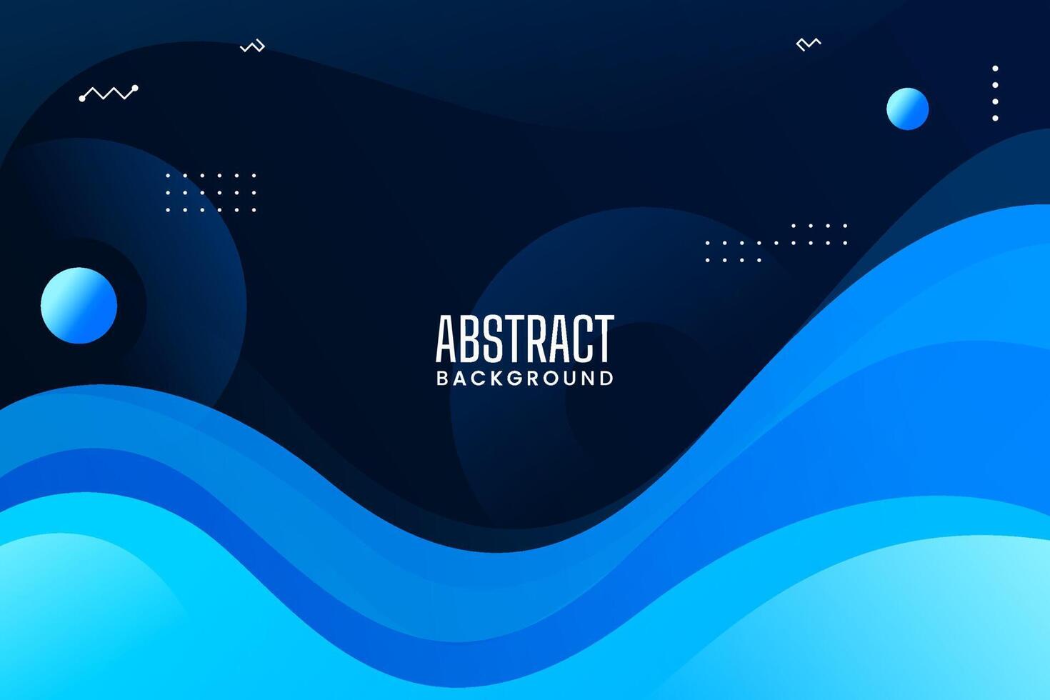 blue abstract wavy background for website, banners, posters, brochure, vector