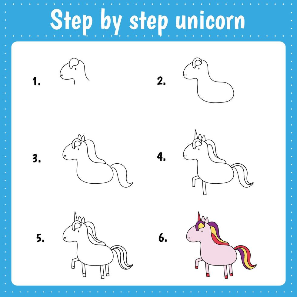 How To Draw Book For Kids 8-12: A Simple and Easy Step-by-Step Guide Book  to Draw Cute Creatures like Unicorns, Princesses, and Mermaids | Drawing  and