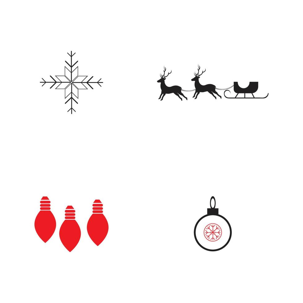 Christmas logo vector