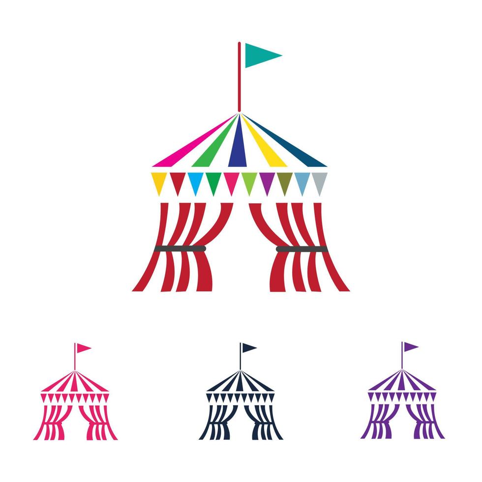 vector de logotipo de circo