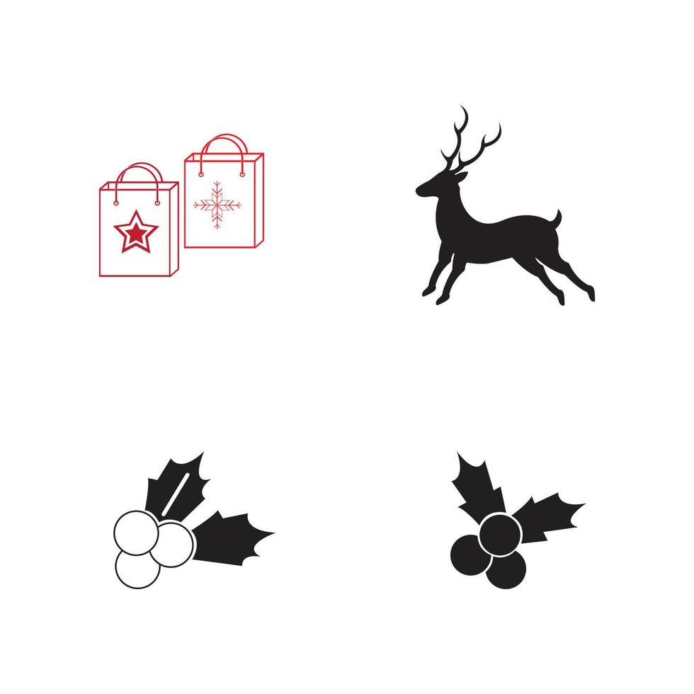 Christmas logo vector