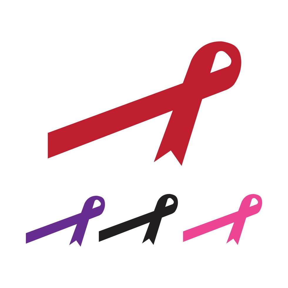 colorful ribbons logo symbol illustration design template - vector