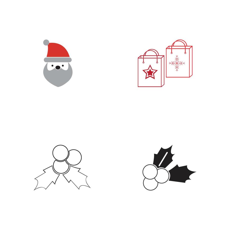 Christmas logo vector