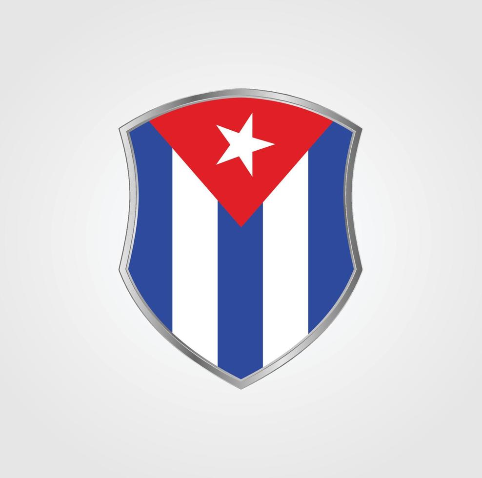Cuba Flag Design vector