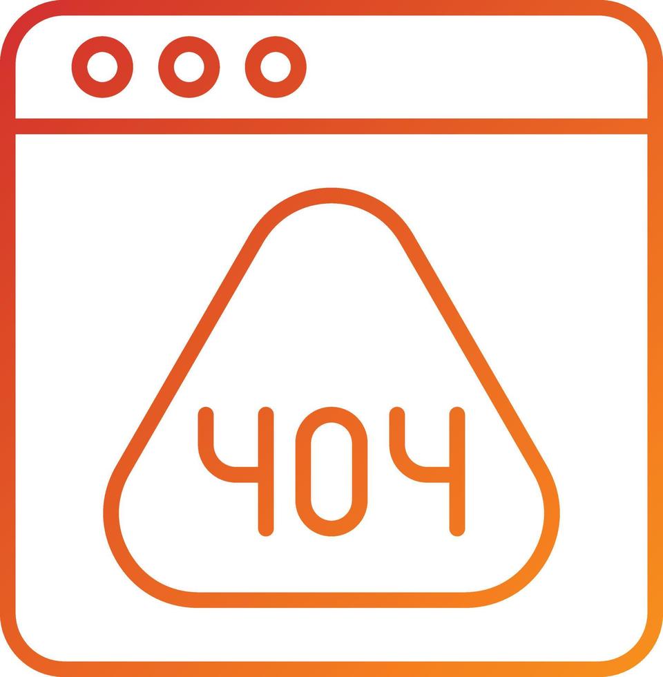 Error Icon Style vector