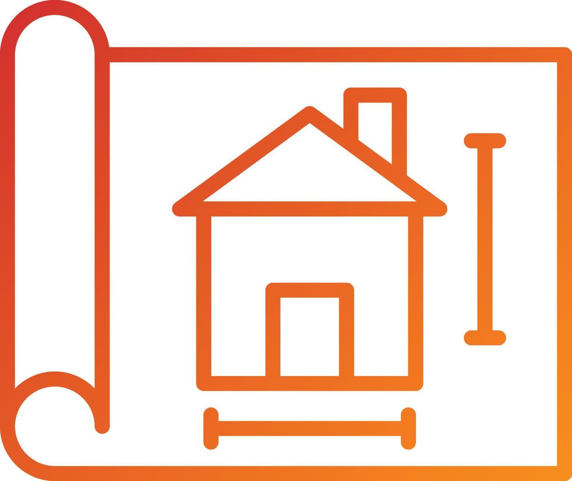 Blueprint Icon Style vector