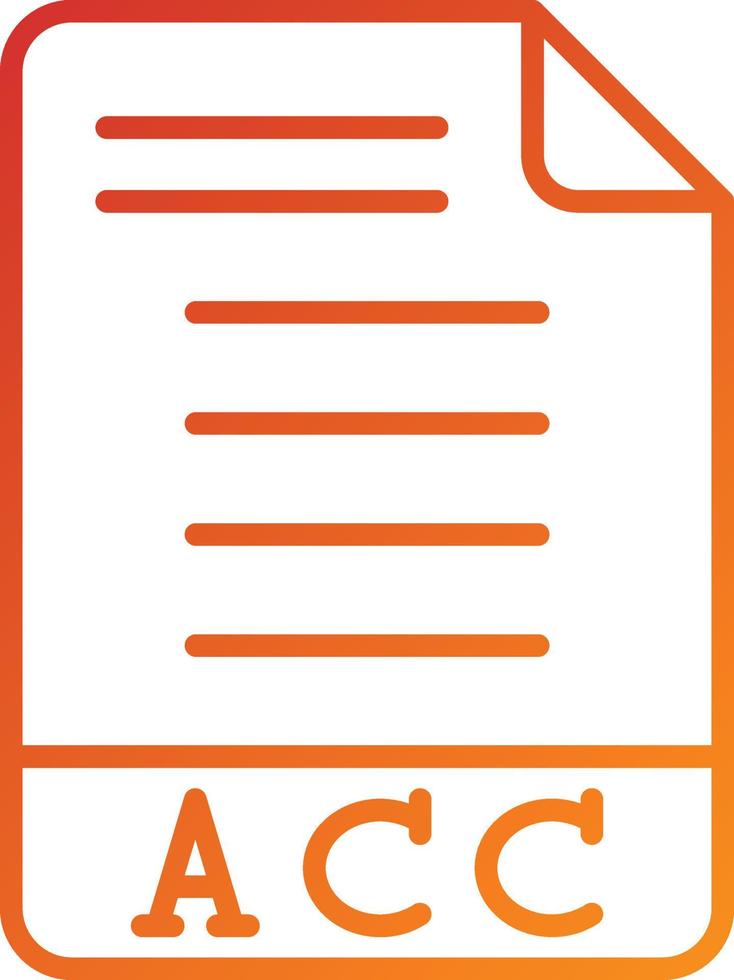 ACC Icon Style vector