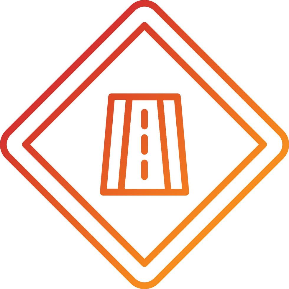 Lane Icon Style vector