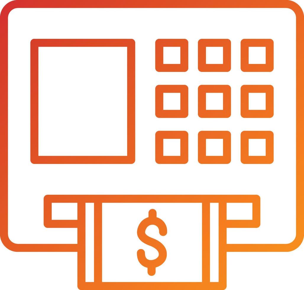 Atm Icon Style vector
