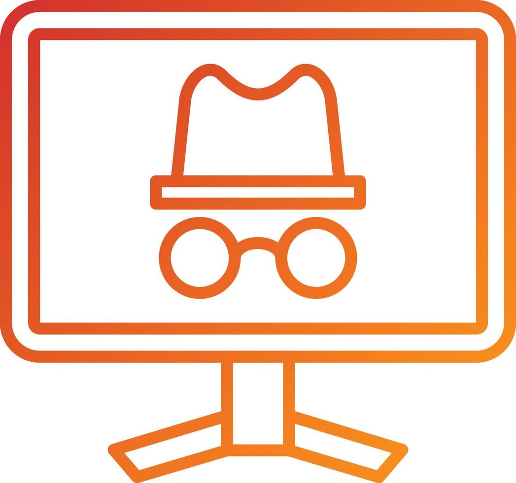 Incognito Icon Style vector