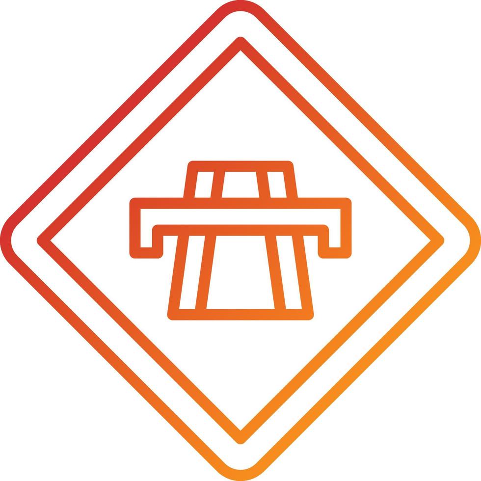 estilo de icono de autopista vector