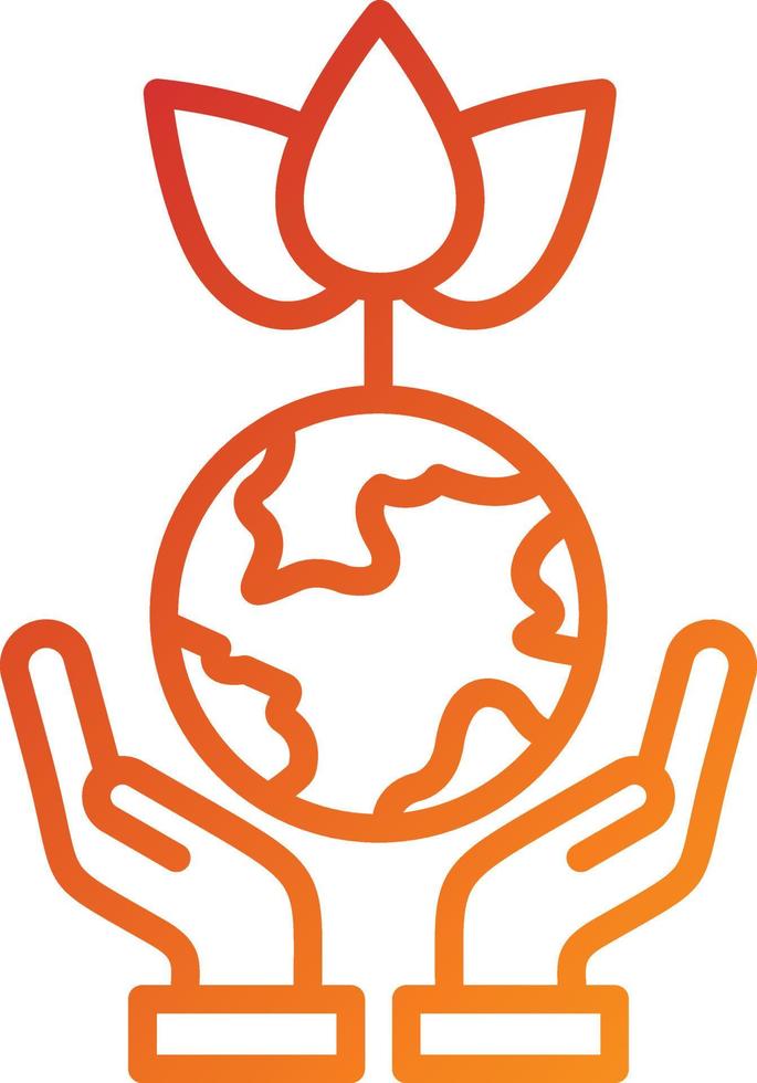 Earth Day Icon Style vector