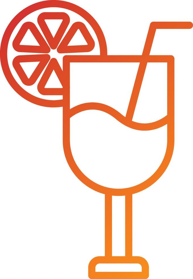 Cocktail Icon Style vector